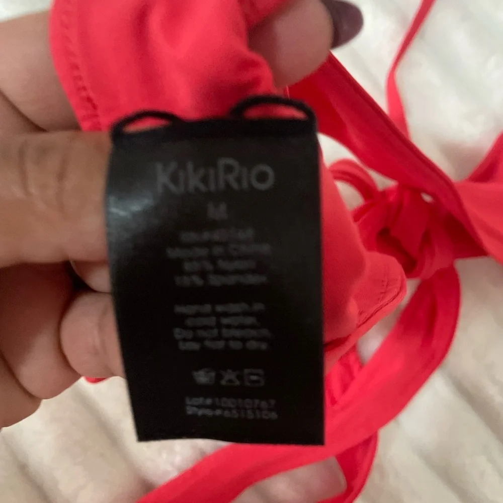 kikiRio Women's Red Intimate Set swin